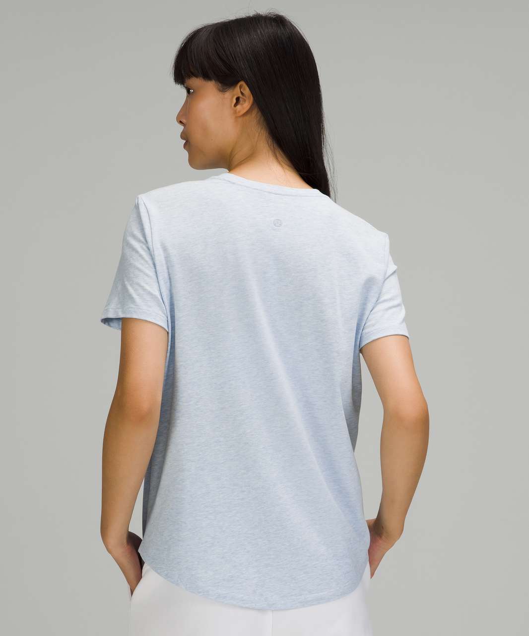 Lululemon Love Crew Short Sleeve T-Shirt - Heathered Blue Linen