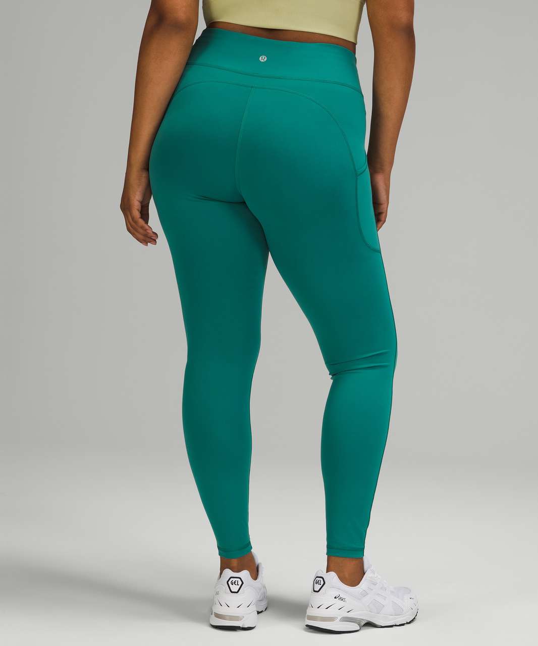 Lululemon Women's Invigorate High Rise Tight 25 Size 0 2 14 Crunch Teal  Lagoon