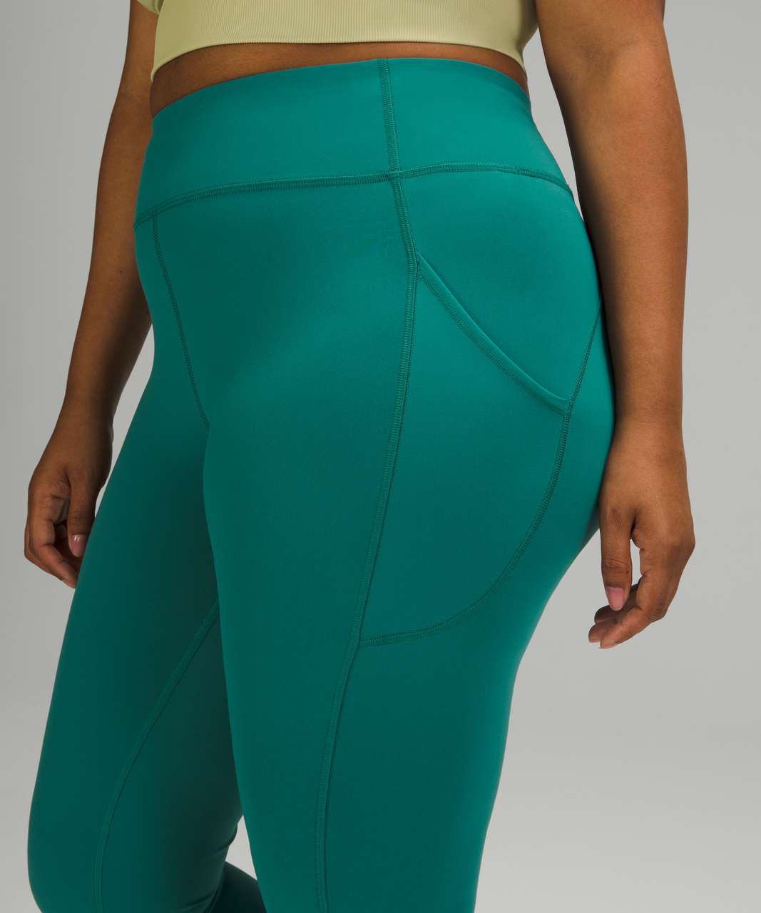 Lululemon Invigorate High Rise Tight 28" - Teal Lagoon