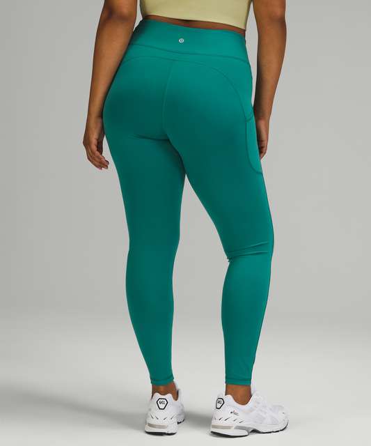 Lululemon Invigorate High-Rise Tight 25 - Algae Green - lulu fanatics