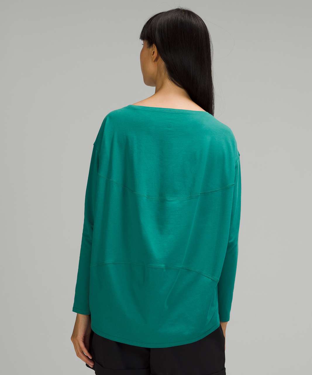 Lululemon Back In Action Long Sleeve - Teal Lagoon