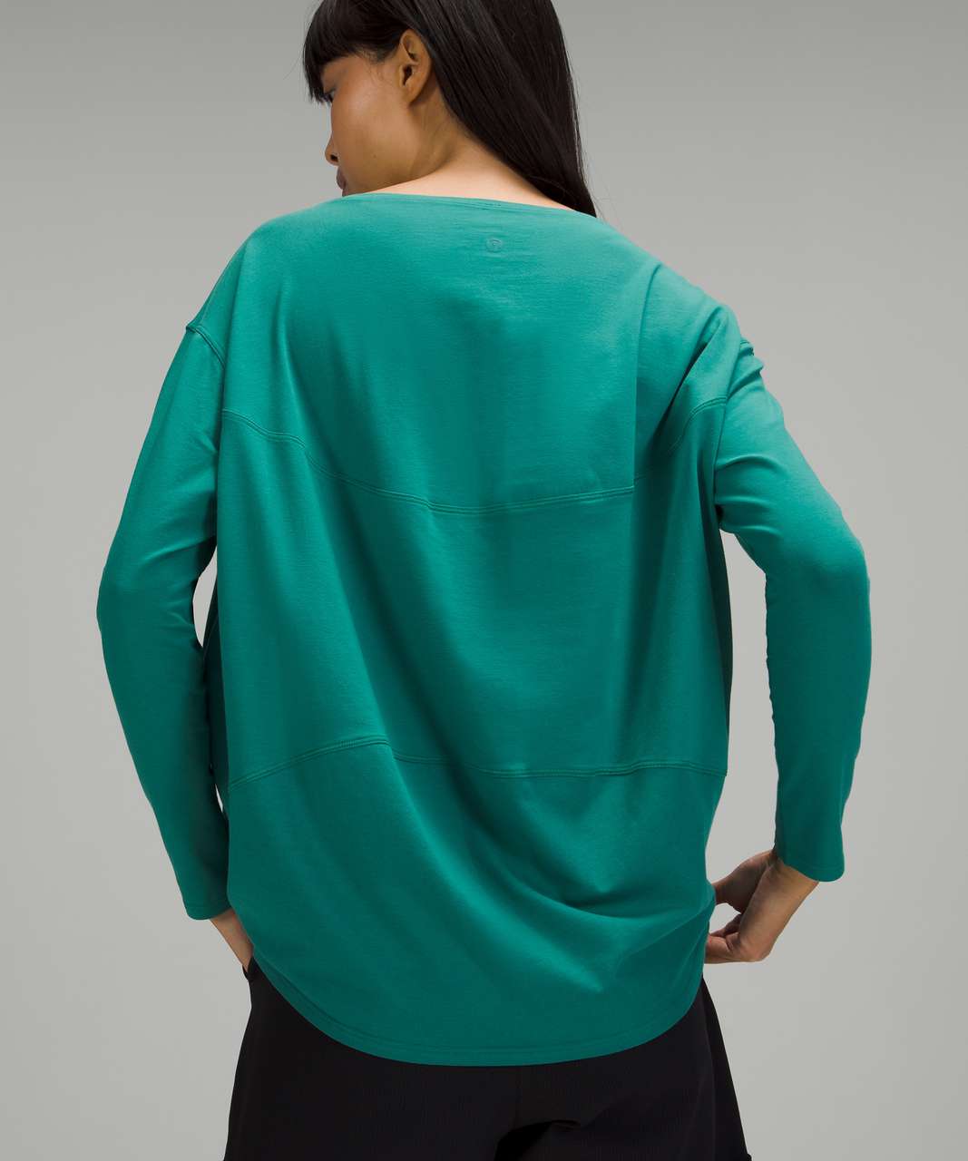 Lululemon Back In Action Long Sleeve - Teal Lagoon