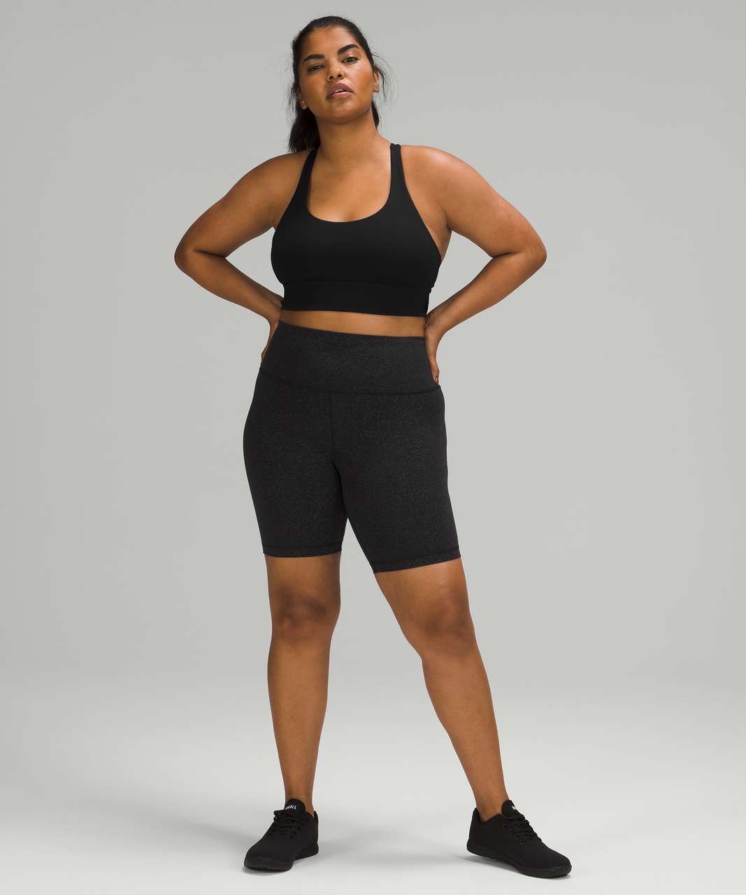 Lululemon Wunder Train Contour Fit High-Rise Short 8 - Black - lulu  fanatics