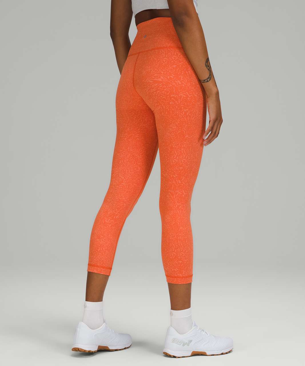 Lululemon Wunder Train High-Rise Crop 23 - Brier Rose - lulu fanatics