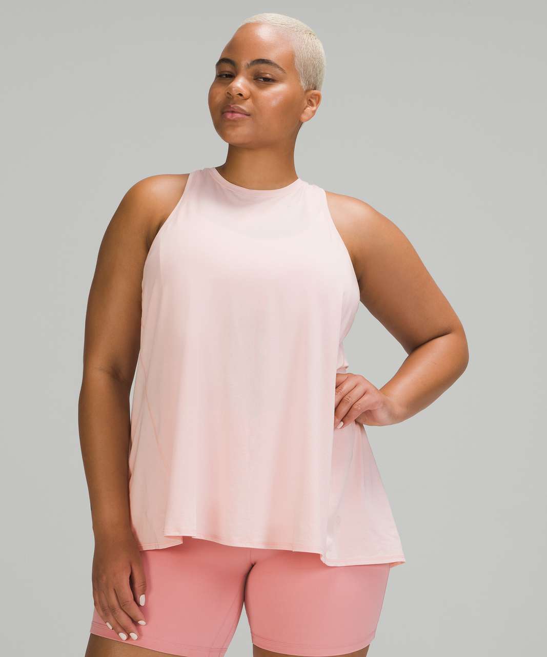 Lululemon All Tied Up Tank Top - Pink Mist