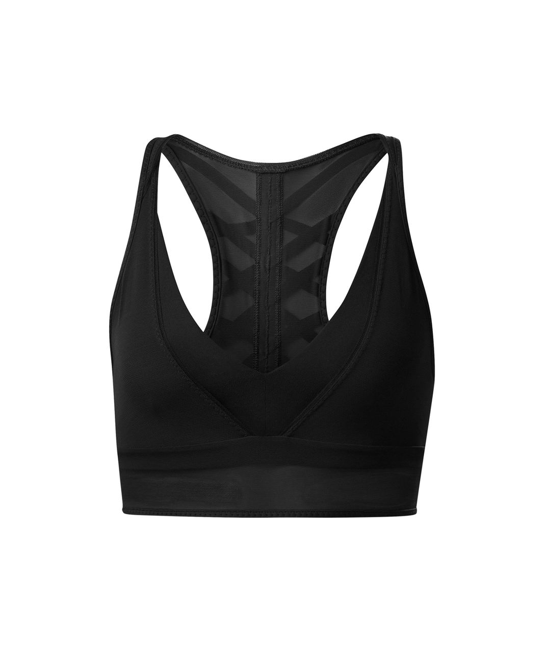 Lululemon Essential Rhythm Bra - Black - lulu fanatics