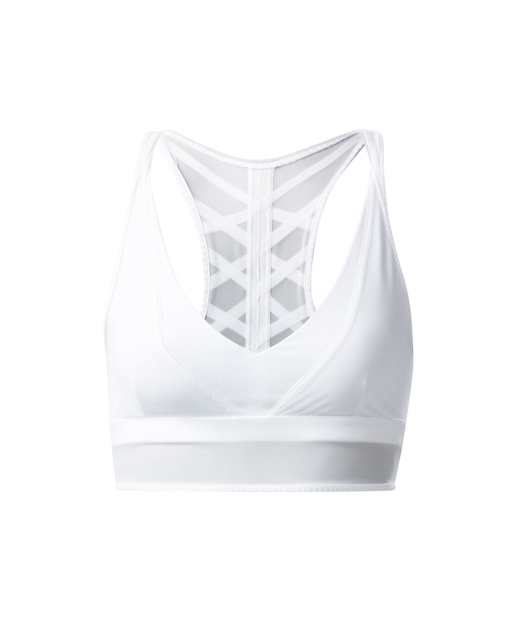 MUSINSA  BADBLOOD Classic Athletic Logo Triangle Bra - White