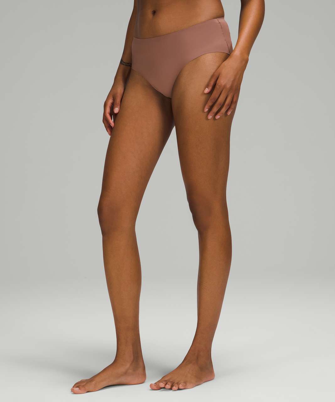 Lululemon InvisiWear Mid Rise Hipster Underwear - Dusty Bronze