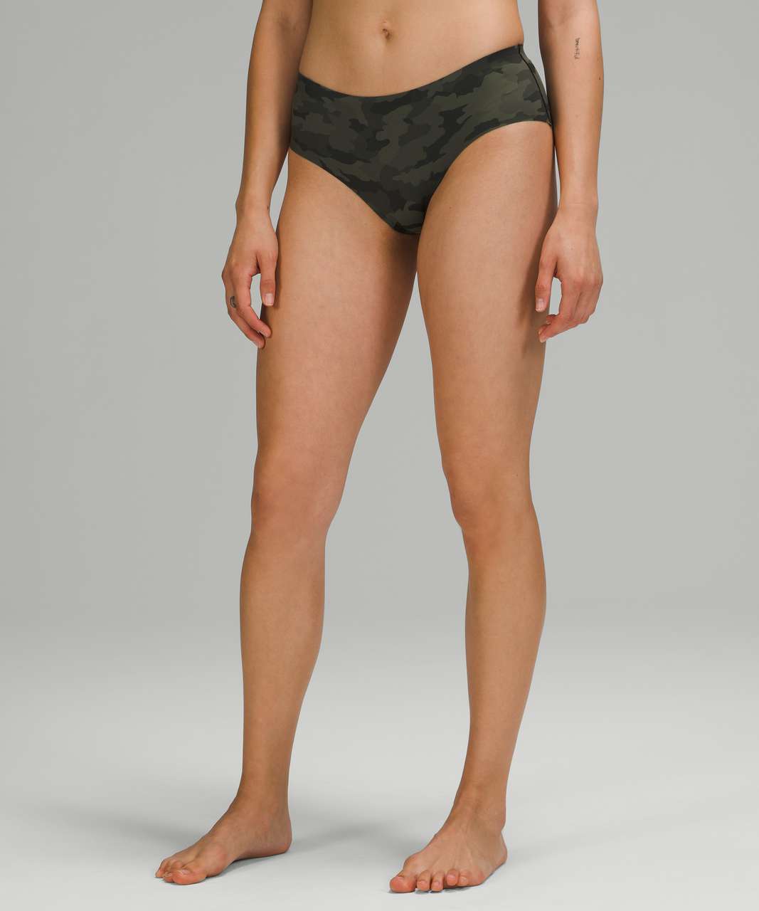 Lululemon InvisiWear Mid Rise Hipster Underwear - Heritage 365 Camo Mini Medium Olive Multi