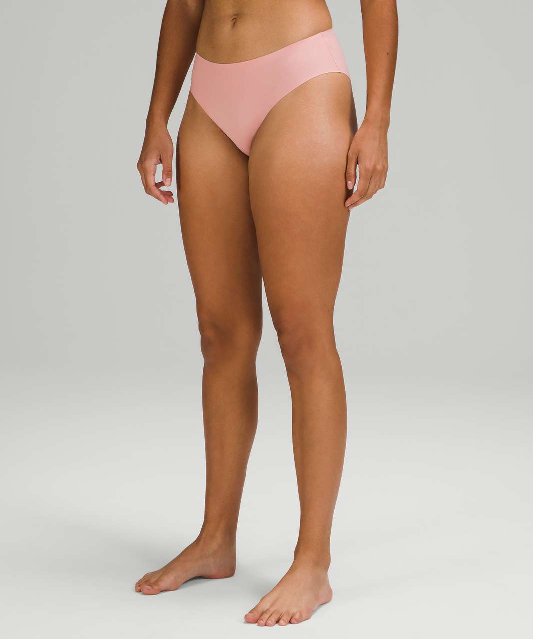 Lululemon InvisiWear Mid-Rise Hipster Underwear - Butter Pink - lulu  fanatics