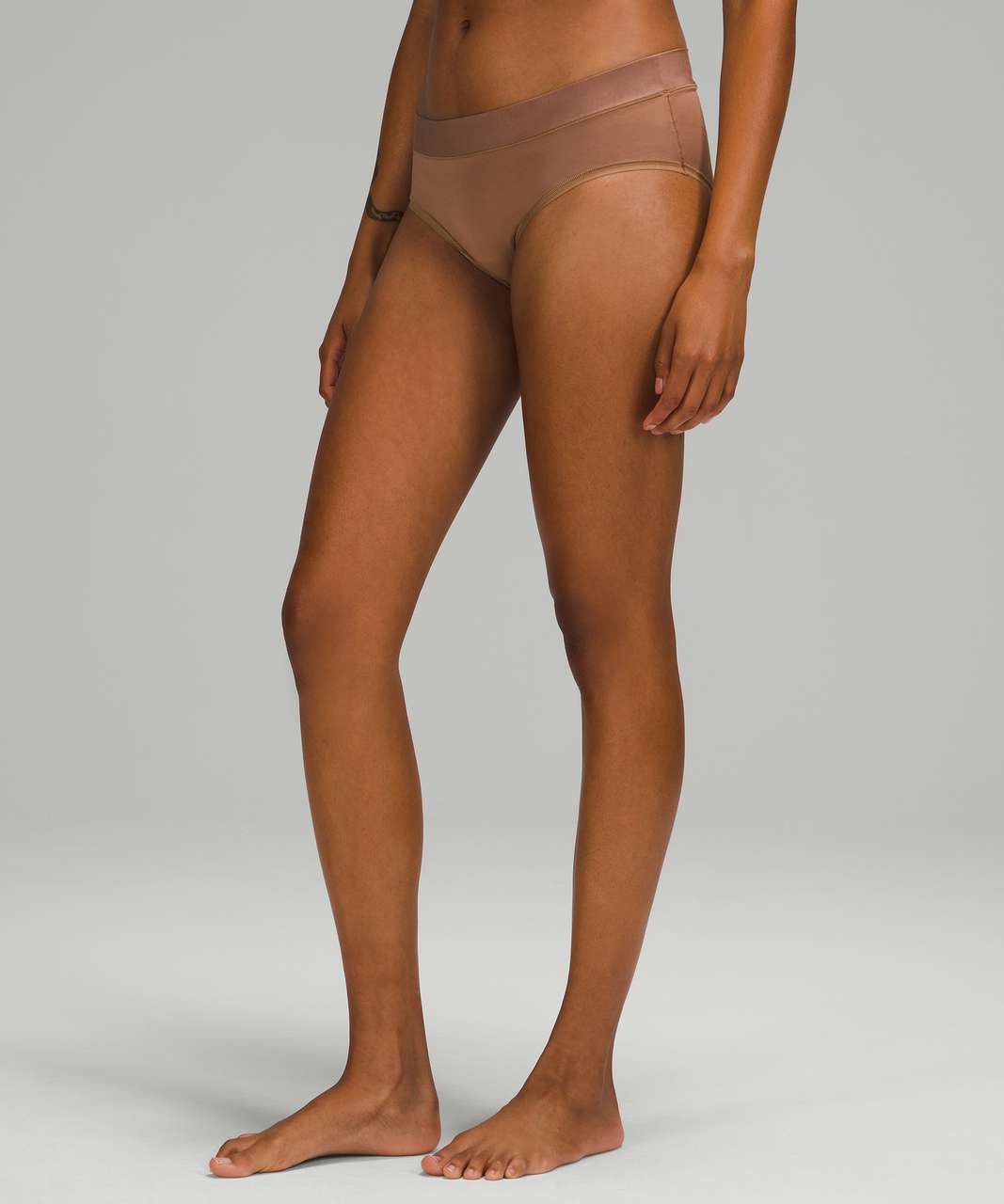 Lululemon UnderEase Mid Rise Hipster Underwear - Dusty Bronze