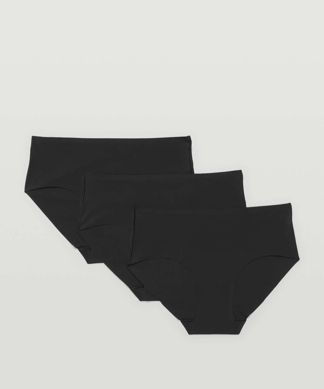 Lululemon InvisiWear Mid Rise Hipster Underwear 3 Pack - Black