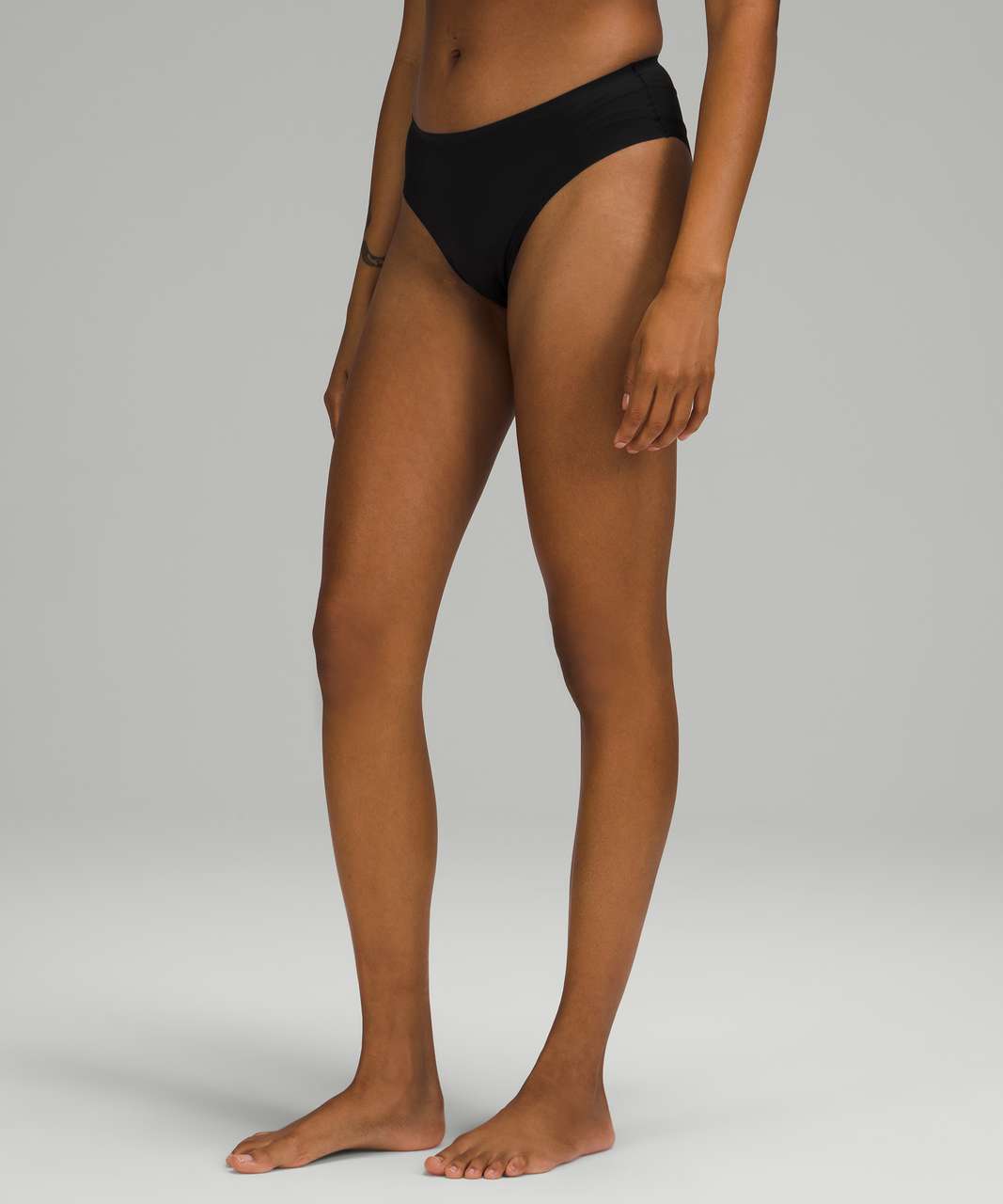 Lululemon InvisiWear Mid Rise Bikini Underwear 3 Pack - Black
