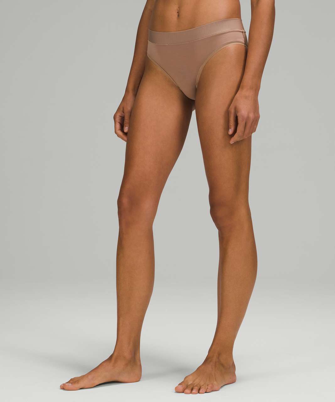 Lululemon UnderEase Mid Rise Cheeky Bikini Underwear - Soft Sand
