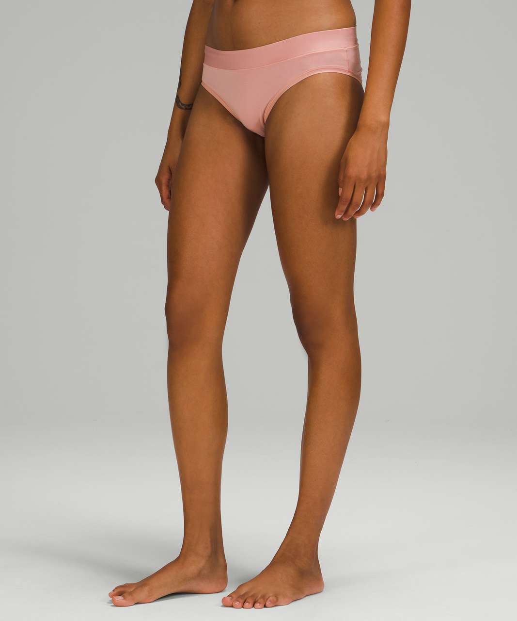 Lululemon UnderEase Mid Rise Bikini Underwear - Pink Puff