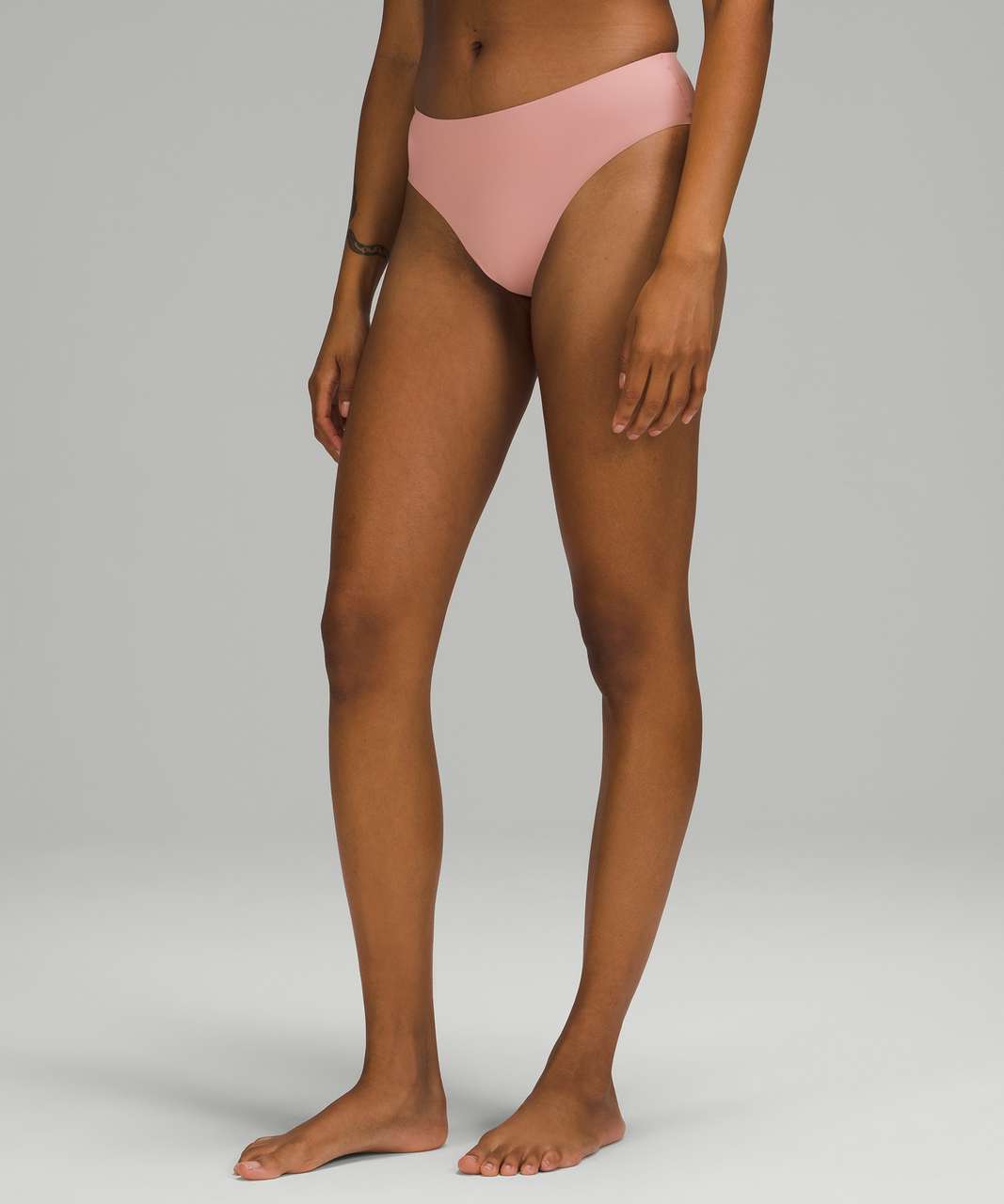 Lululemon InvisiWear Mid Rise Cheeky Bikini Underwear - Pink Puff