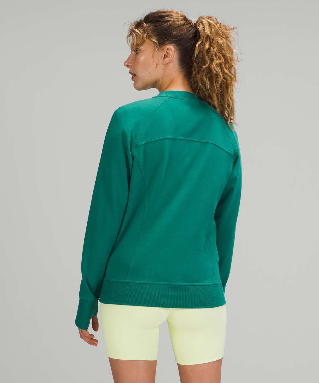 lululemon scuba crew teal - Gem