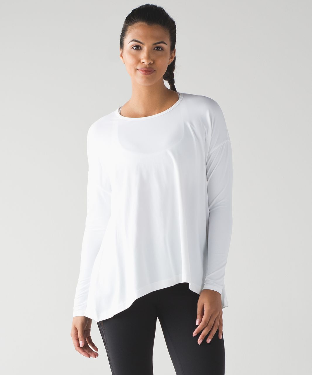 Lululemon City Bound Long Sleeve - White - lulu fanatics