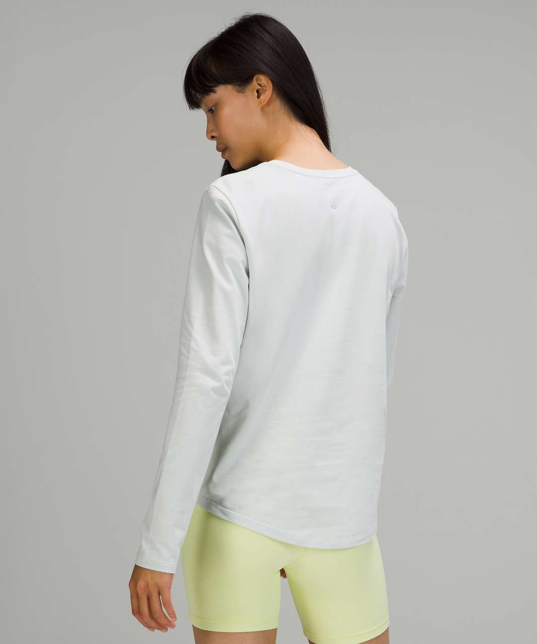 Brand New Lululemon Love Long Sleeve Size 6 Heathered White LW3EYHS