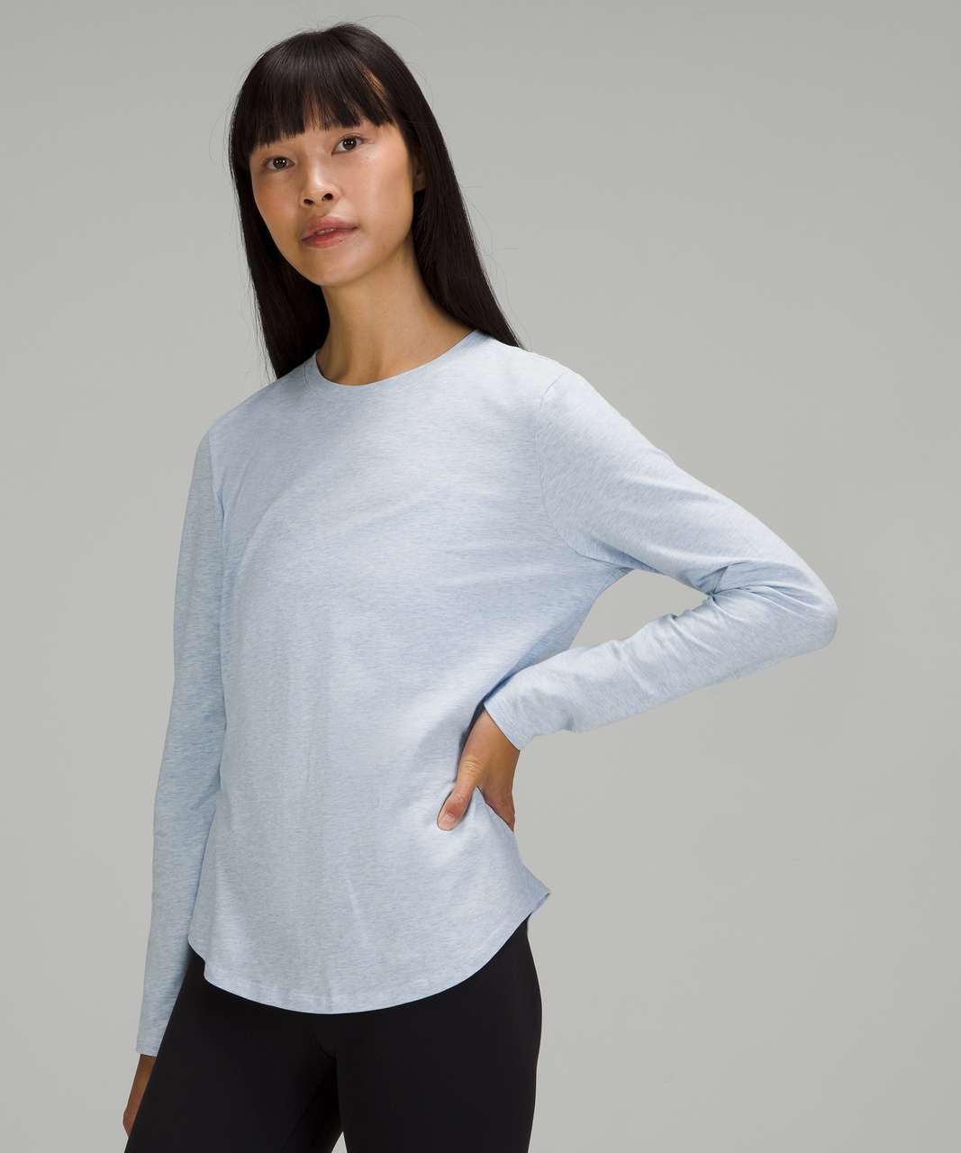 Lululemon Muscle Love Long Sleeve Shirt *Motif - White - lulu fanatics