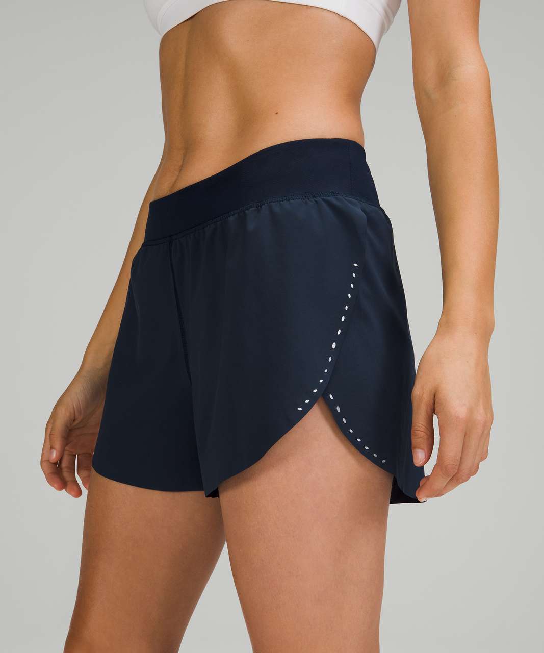 Lululemon Find Your Pace Lined High-Rise Short 3" - True Navy
