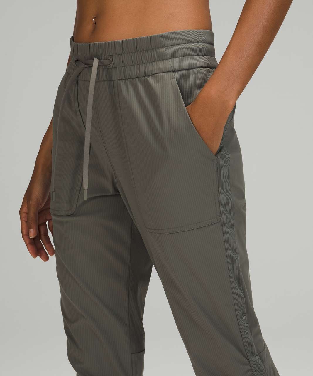 lululemon athletica, Pants & Jumpsuits, Lululemon Joggers Grey Sage Size 8