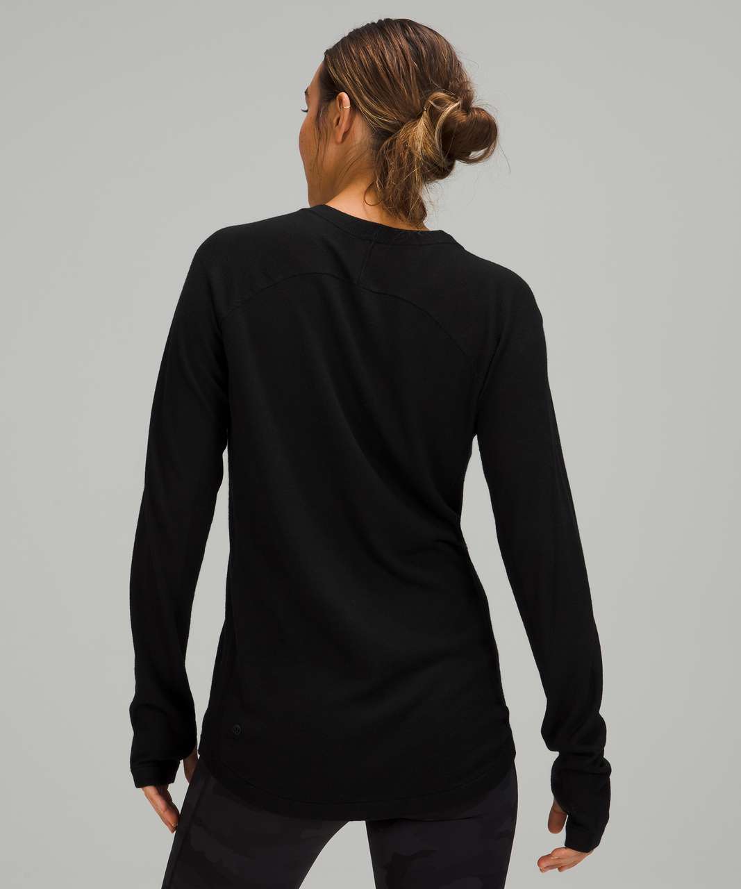 Lululemon Lightweight Boolux Sweater - Black - lulu fanatics