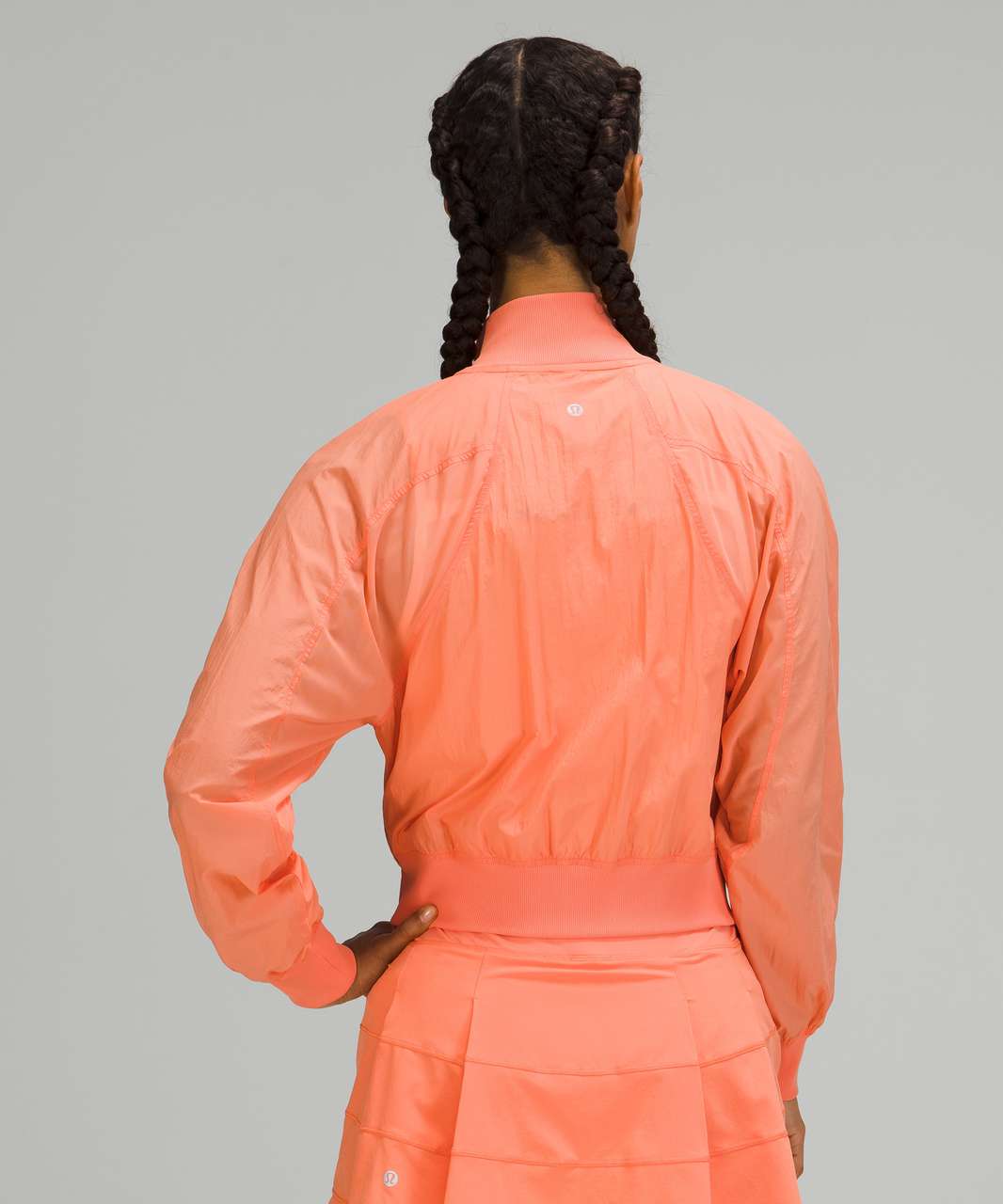 LULULEMON (2019) $138.00 Serve it Cropped Jacket in Golden Apricot