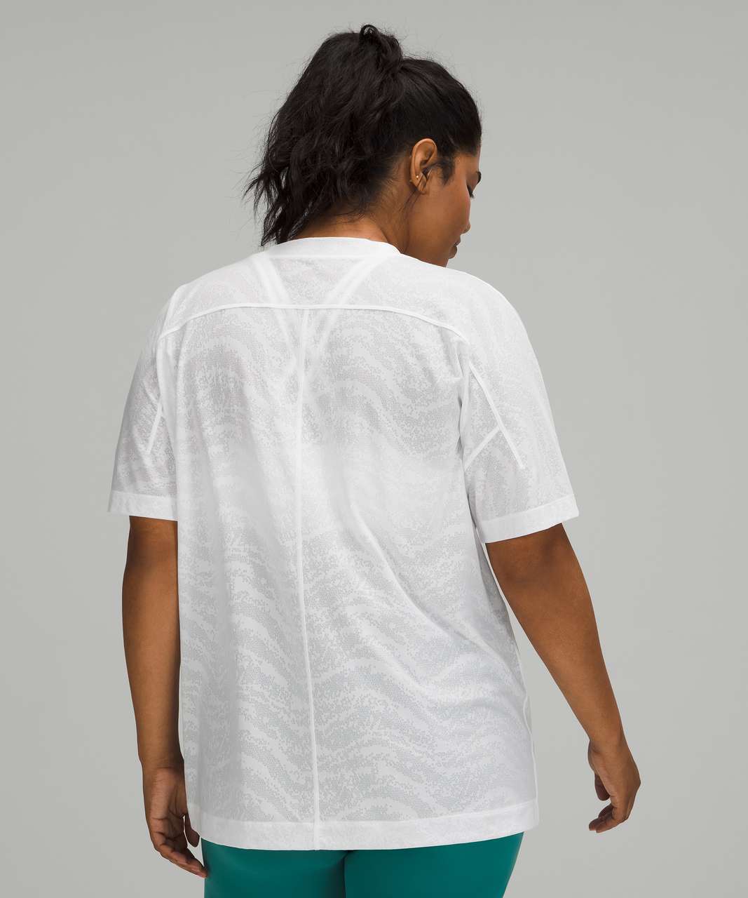 Mesh Slim Active tee / White - Untamed Athletics