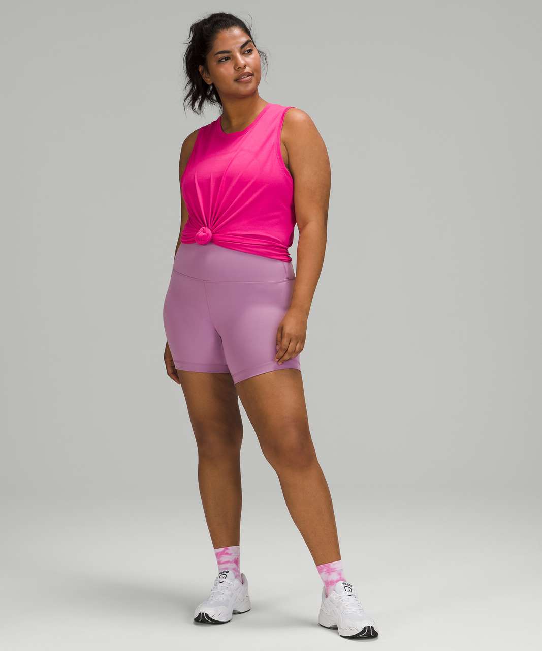 Lululemon Swiftly Breathe Muscle Tank Top - Sonic Pink / Sonic Pink - lulu  fanatics