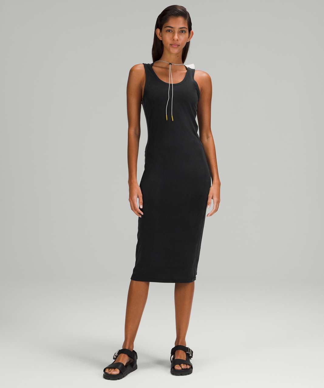 Lululemon Lahar Dress *lululemon lab - Heathered Black - lulu fanatics