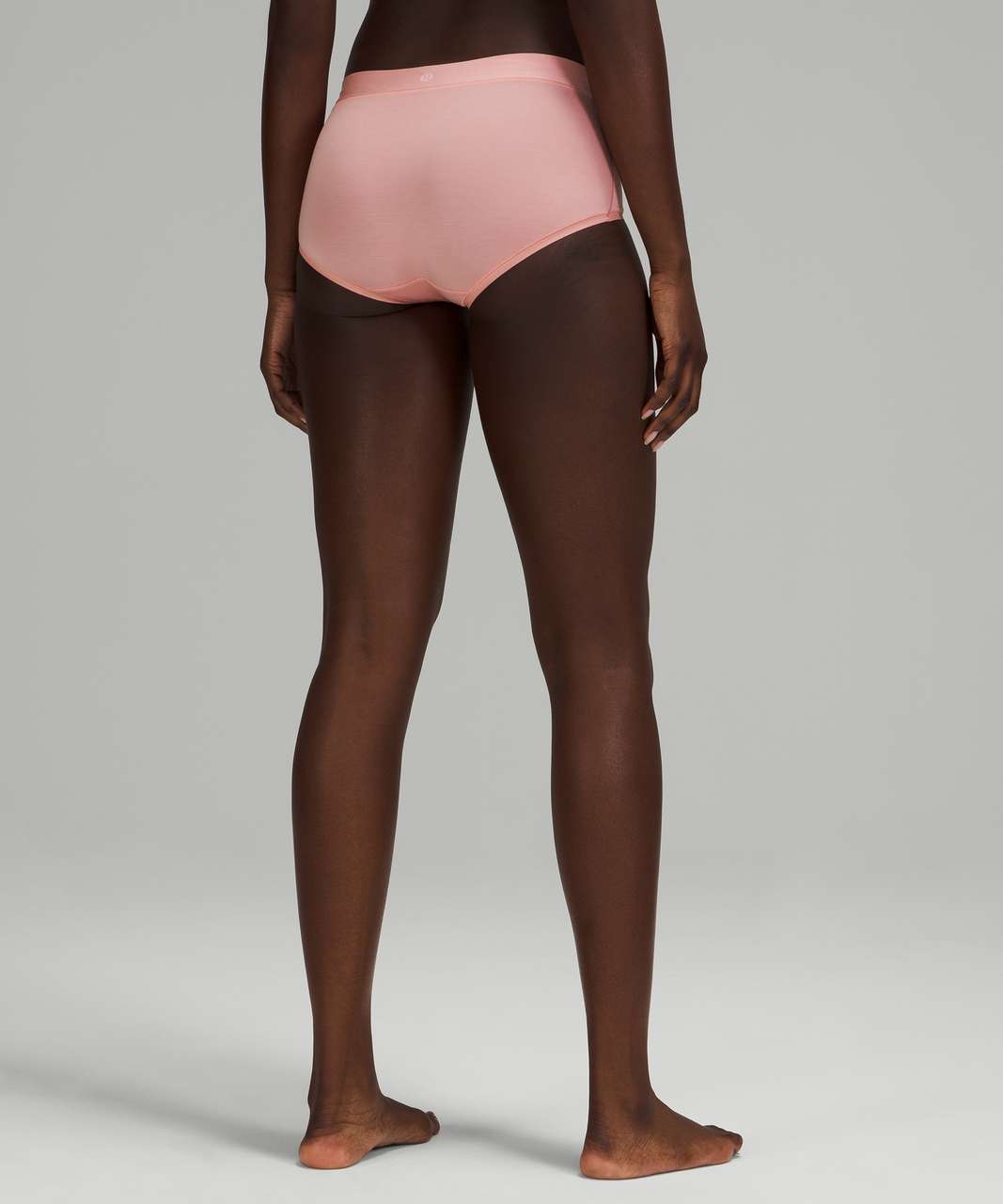 Lululemon UnderEase Mid-Rise Boyshort Underwear - Pink Taupe - lulu fanatics