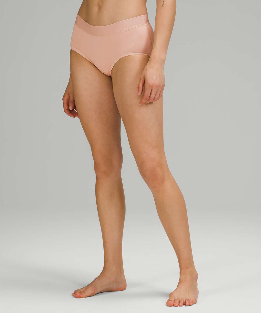 Lululemon UnderEase Mid-Rise Boyshort Underwear - Misty Shell - lulu  fanatics