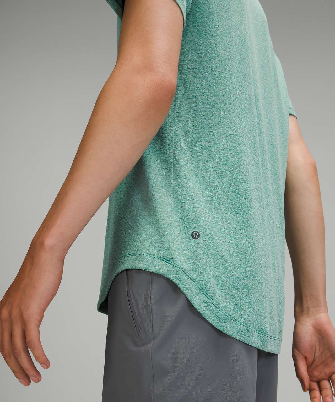 Lululemon Drysense Short Sleeve - Heathered Teal Lagoon