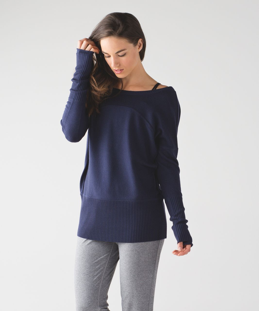 Lululemon Sattva Sweater - Deep Indigo