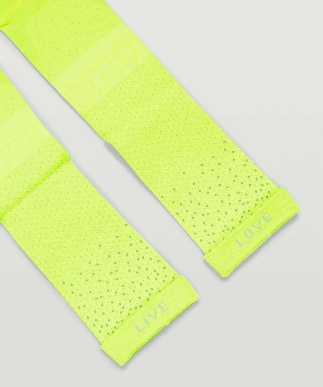 Lululemon Power Stride Crew Sock *Reflective - Highlight Yellow (First Release)