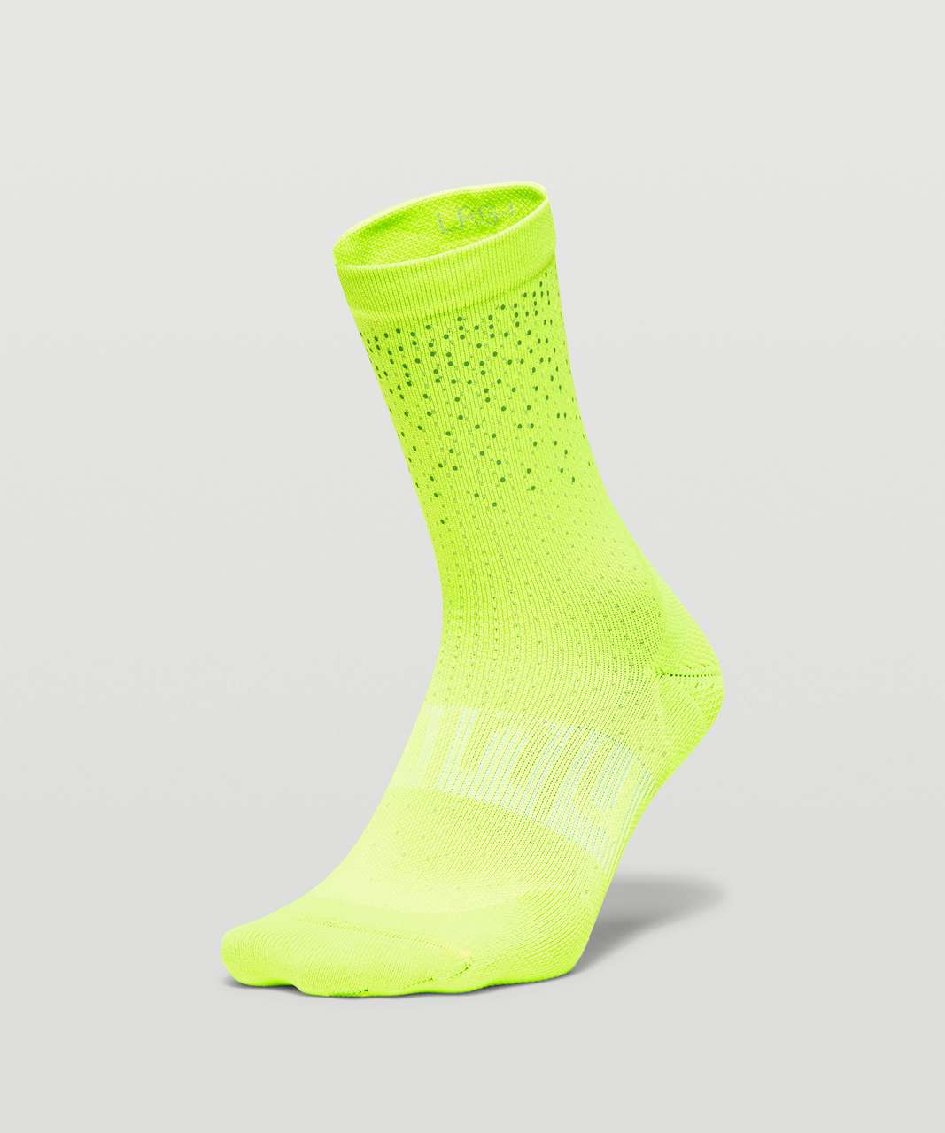 Lululemon Power Stride Crew Sock *Reflective - Highlight Yellow (First Release)