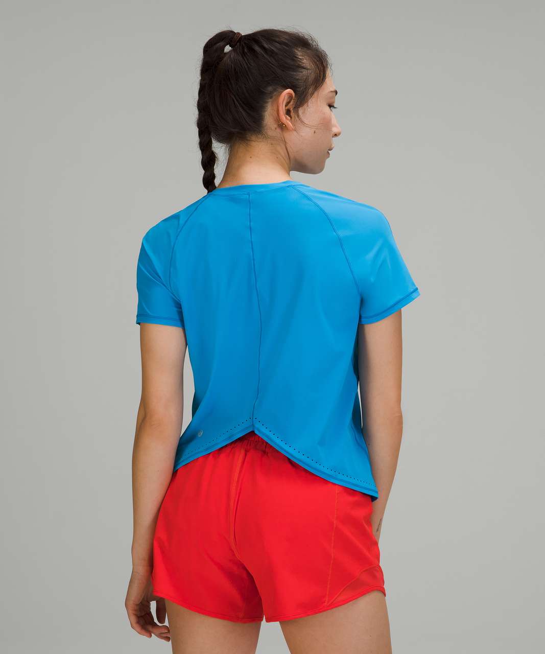 Lululemon Rise and Run Short Sleeve - Neo Blue