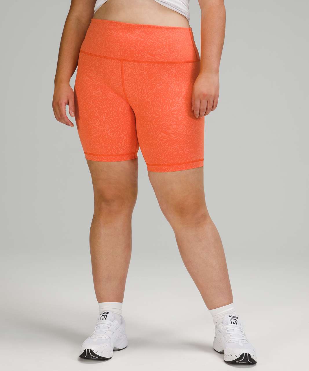 Lululemon Wunder Train High Rise Short 8" - Crunch Warm Coral