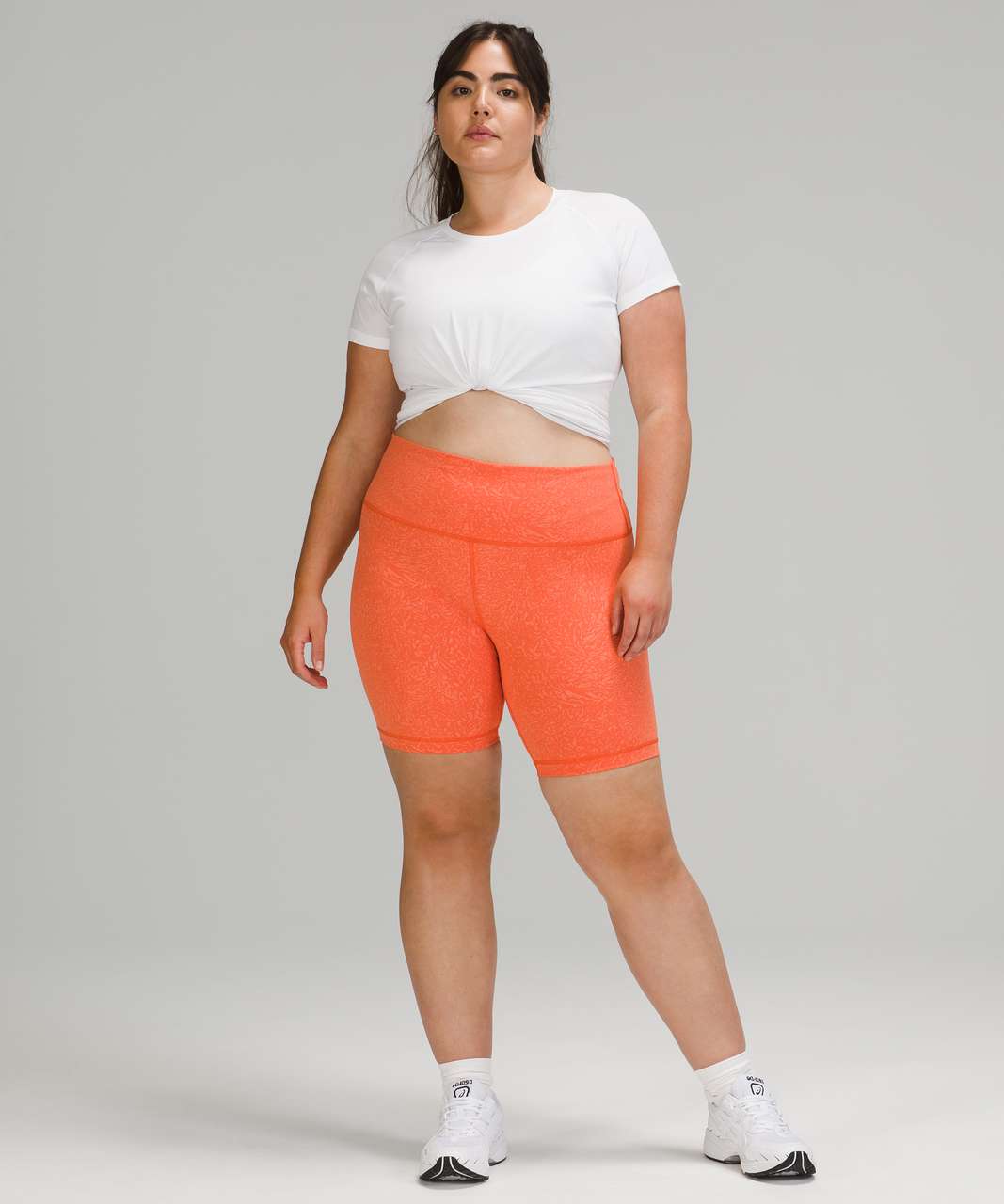 Lululemon Wunder Train High-Rise Short 8 - Canyon Orange - lulu