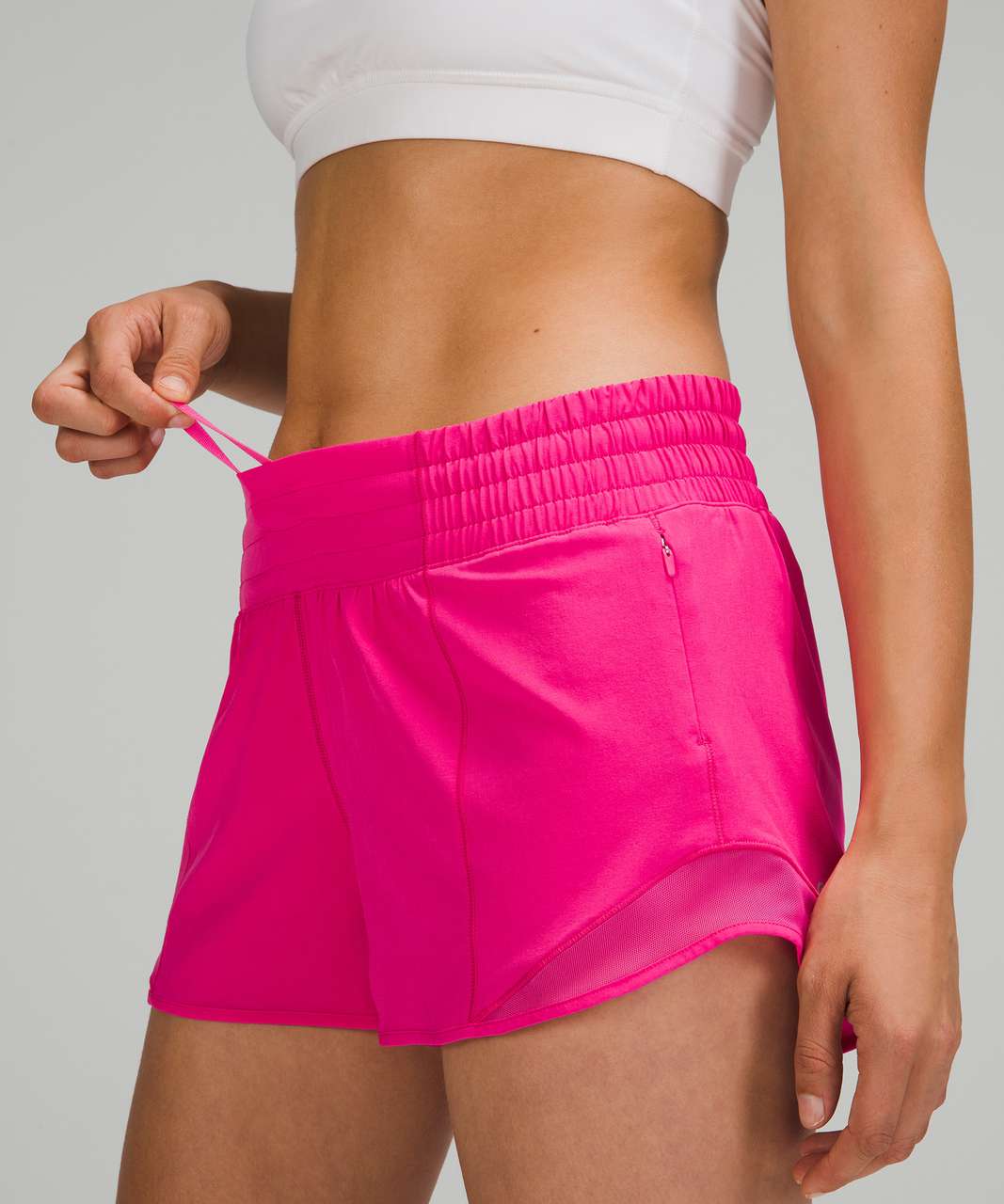 Lululemon Hotty Hot High-Rise Short 2.5 - Sonic Pink - lulu fanatics