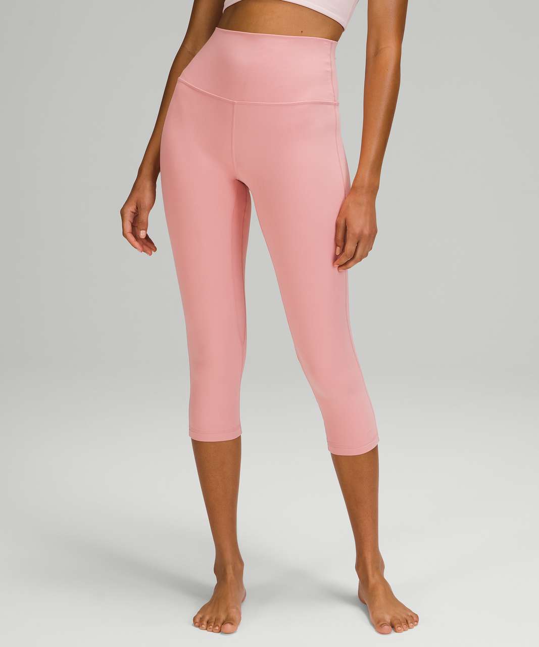 On Wednesdays we wear pink 💕🎀 Nulu Cropped Slim Yoga SS in Pink Mist &  Align Crop 21” in Deep Fuschia : r/lululemon