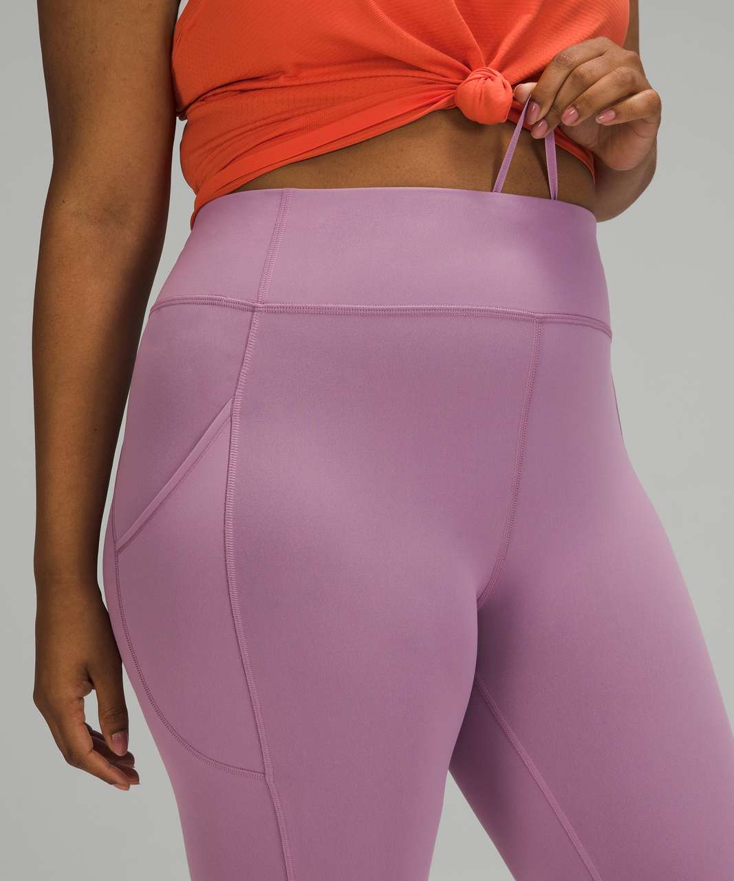 Lululemon Invigorate High-Rise Tight 25 - Magenta Purple - lulu