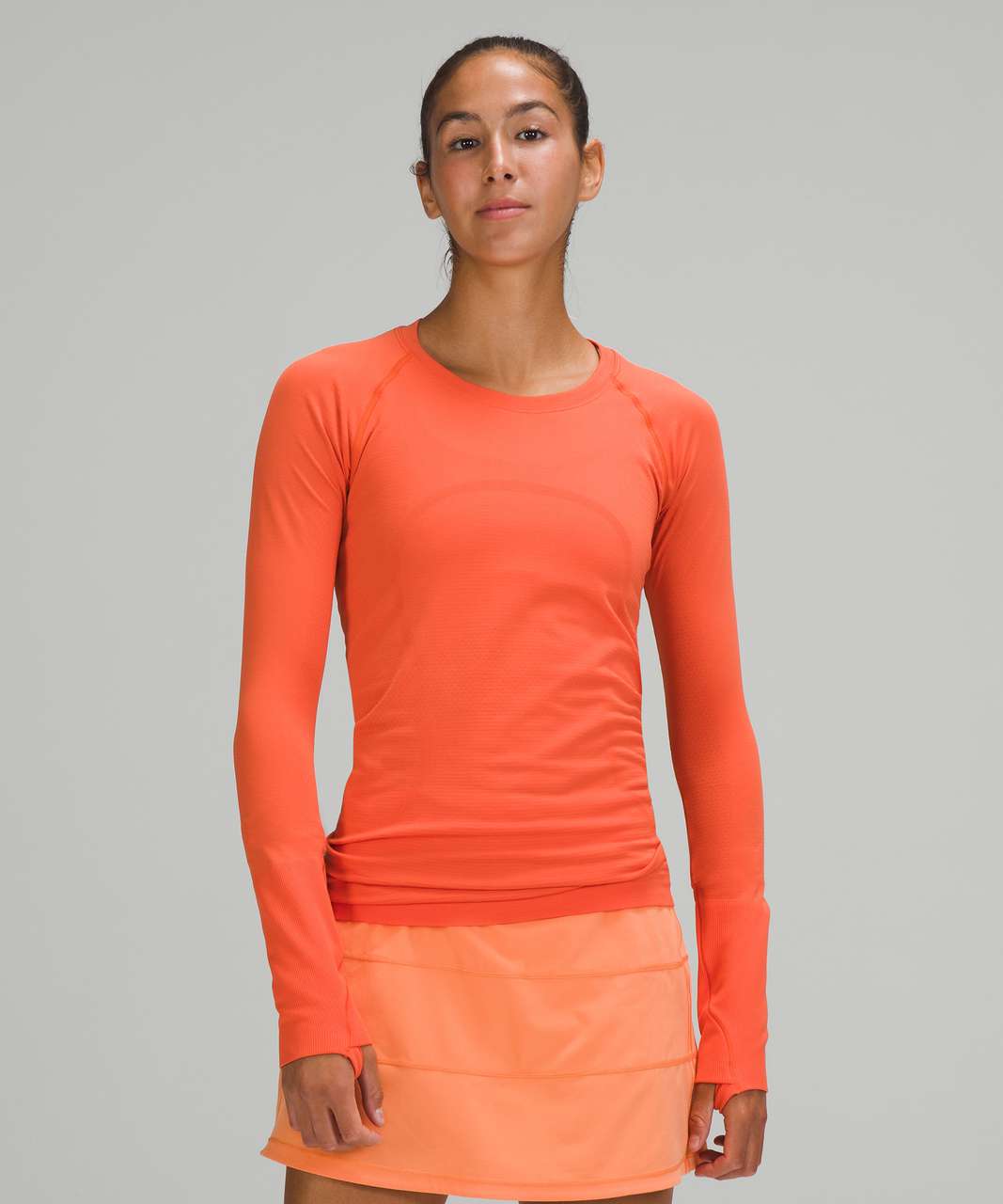 lululemon athletica Swiftly Tech Long Sleeve Shirt 2.0 Race Length in  Orange