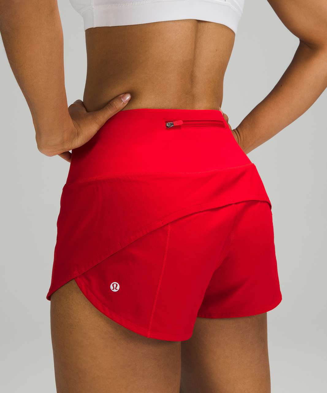 Lululemon Speed Up High-Rise Short 2.5" - Dark Red