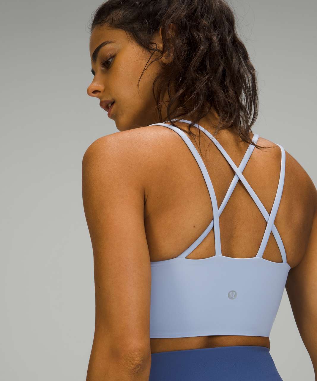 Lululemon Like a Cloud Bra Long Line *Light Support, B/C Cup - Blue Linen -  lulu fanatics