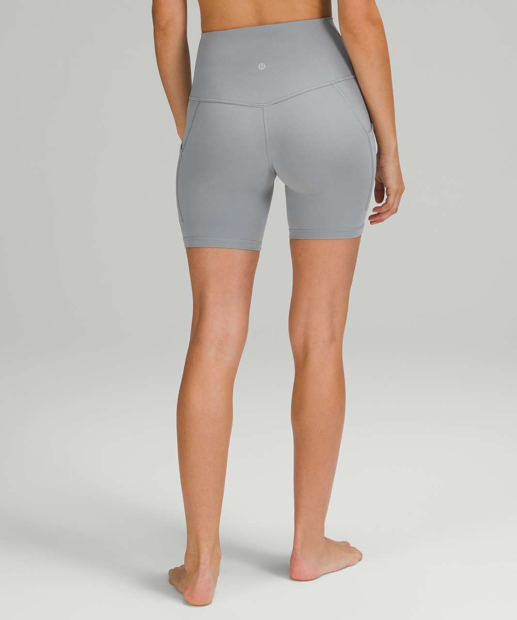 NWT Lululemon Align HR High-Rise Short with Pockets 8 Rhino Grey