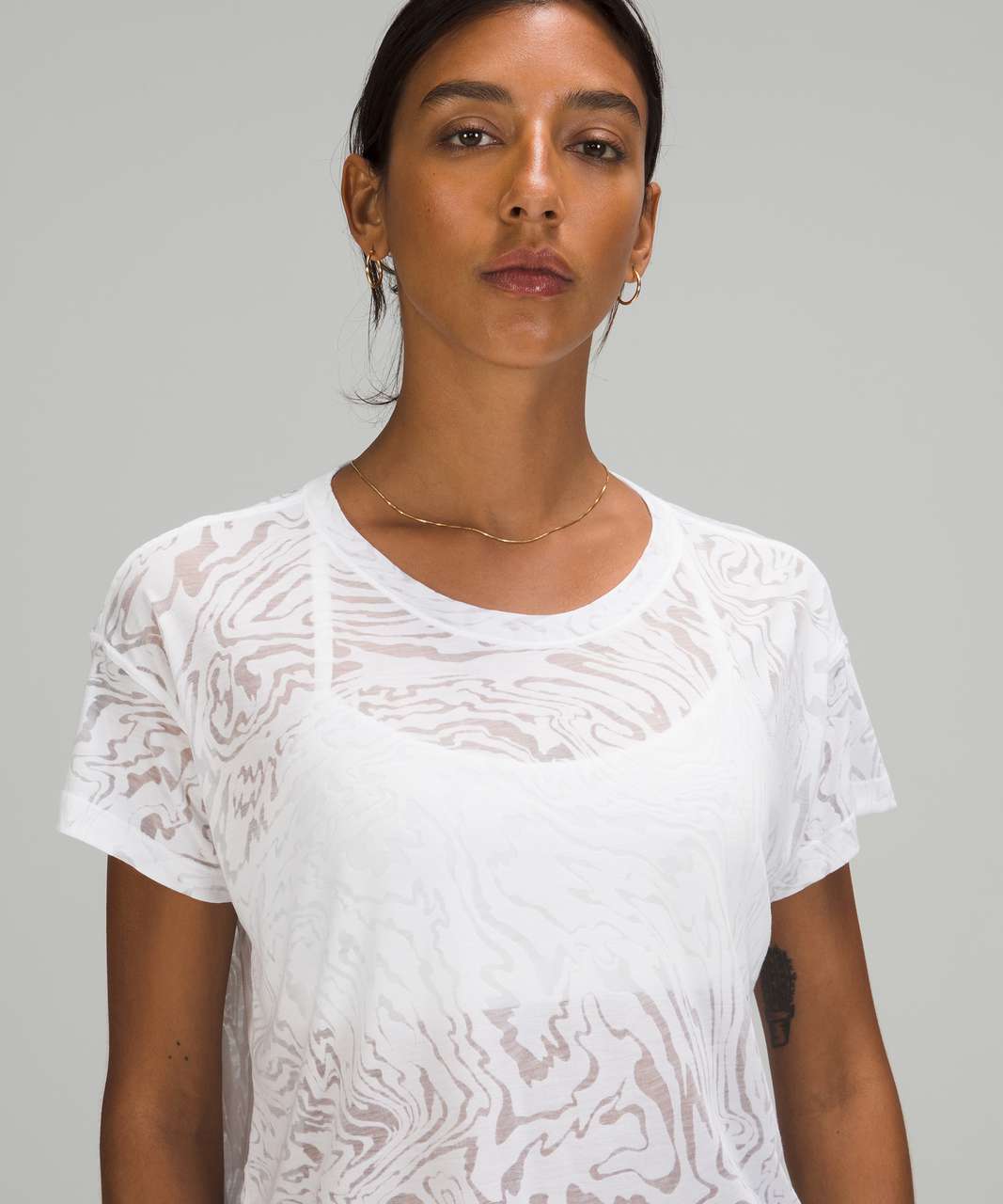 Lululemon Cates Tee *Veil - White