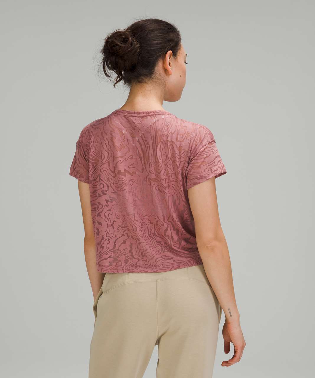 Lululemon Cates Tee *Veil - Spiced Chai