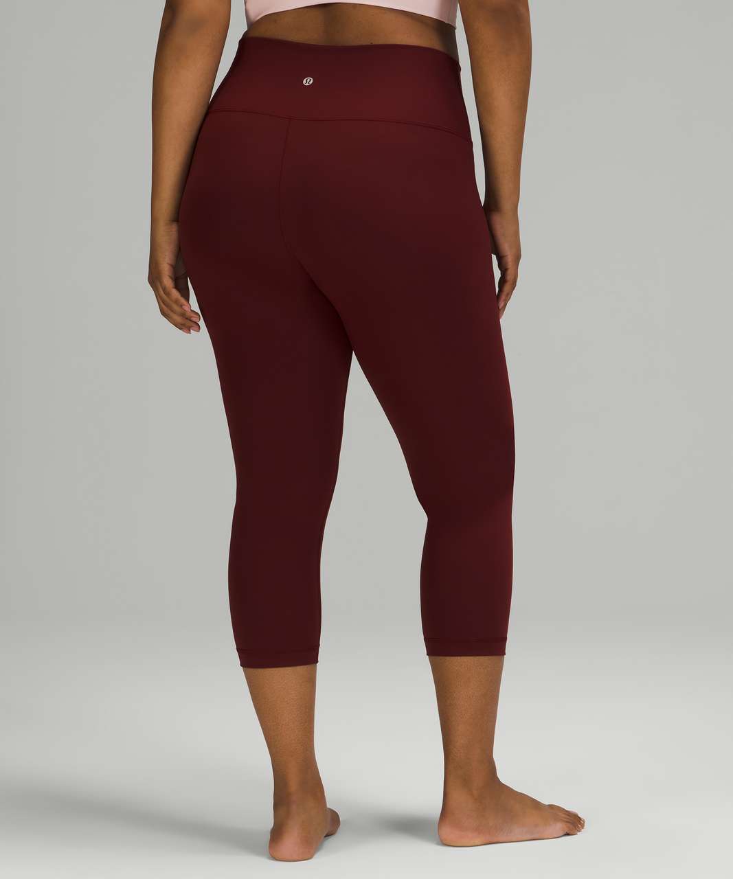 Lululemon Wunder Under High-Rise Crop 21 *Luxtreme - Red Merlot - lulu  fanatics